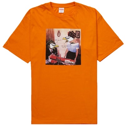 Supreme x ANTIHERO Curbs Tee Orange Buy Supreme x ANTIHERO Curbs Tee Orange
