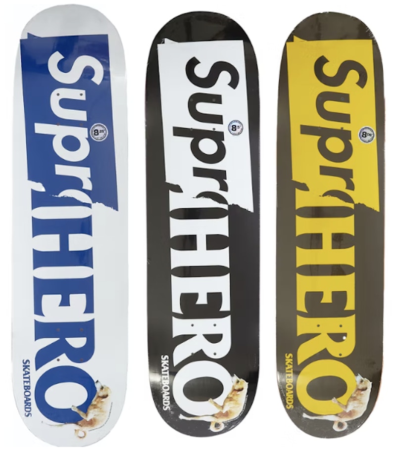 Supreme x ANTIHERO Dog Skateboard Deck Set Multicolor