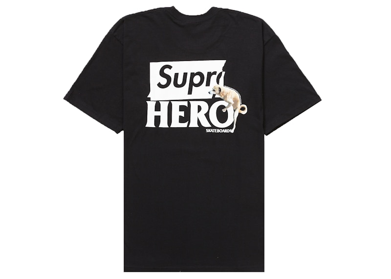 Supreme x ANTIHERO Dog Tee Black