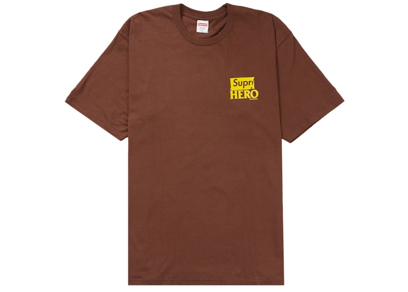 Order Supreme x ANTIHERO Camiseta Perro Marrón
