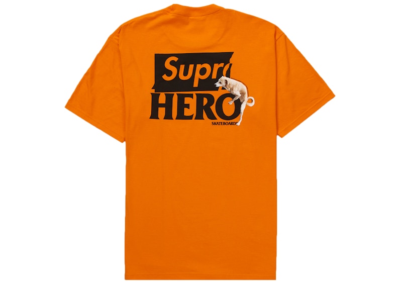 Supreme x ANTIHERO Dog Tee Orange