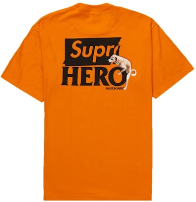 Supreme x ANTIHERO Dog Tee Orange Buy Supreme x ANTIHERO Dog Tee Orange