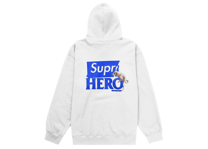 Supreme x ANTIHERO Hooded Sweatshirt (SS22) White