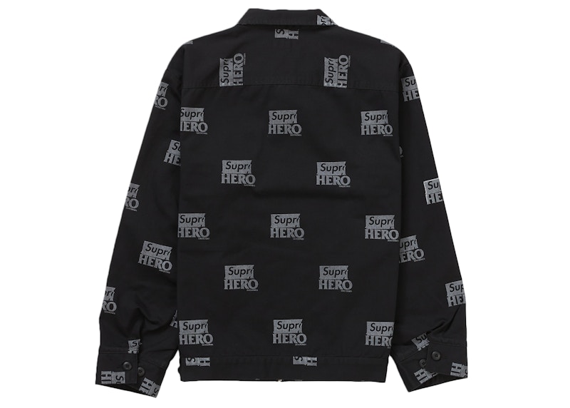 Order Supreme x ANTIHERO 黑色工装夹克