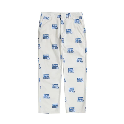 Supreme x ANTIHERO Work Pant White