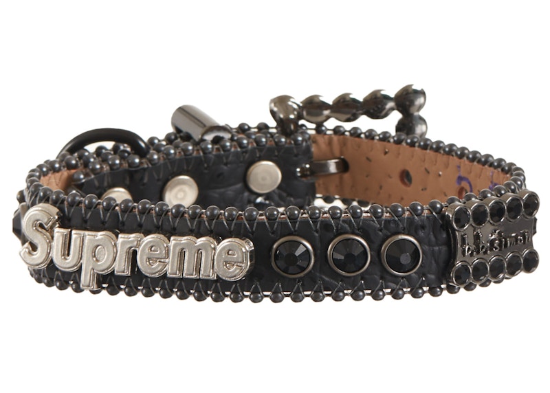 Supreme x B.B. Simon Studded Dog Collar Black