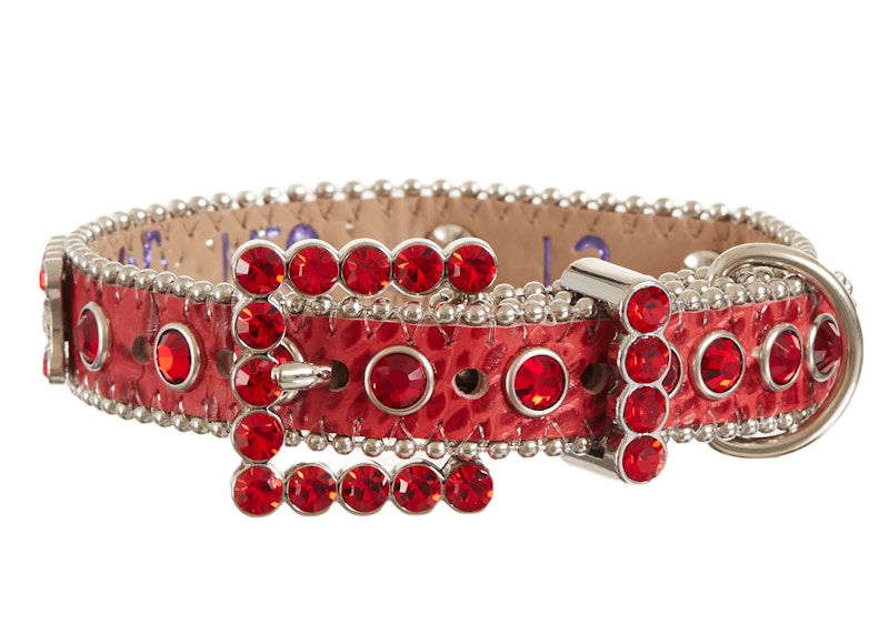 Order Supreme x B.B. Simon 鉚釘狗項圈 紅色