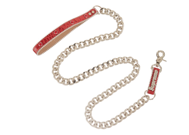 Supreme x B.B. Simon Studded Dog Leash Red