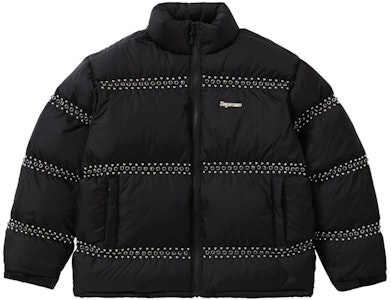 Jaket Puffer Hitam Supreme x B.B. Simon Berstud Buy Jaket Puffer Hitam Supreme x B.B. Simon Berstud