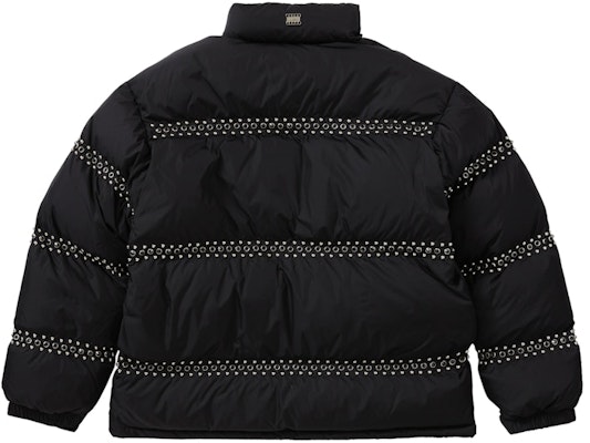 Supreme x B.B. Simon Jaket Puffer Studded Hitam Lookbook Supreme x B.B. Simon Jaket Puffer Studded Hitam