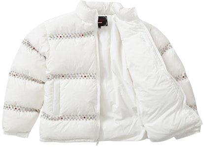 Supreme x B.B. Simon Jaket Puffer Studded Putih Order Supreme x B.B. Simon Jaket Puffer Studded Putih