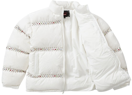 Supreme x B.B. Simon Jaket Puffer Berduri Putih Order Supreme x B.B. Simon Jaket Puffer Berduri Putih
