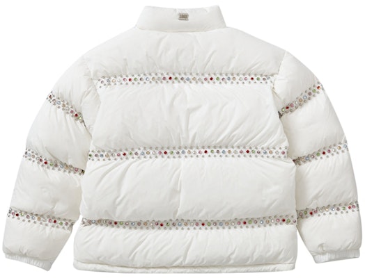 Supreme x B.B. Simon Jaket Puffer Berduri Putih Lookbook Supreme x B.B. Simon Jaket Puffer Berduri Putih