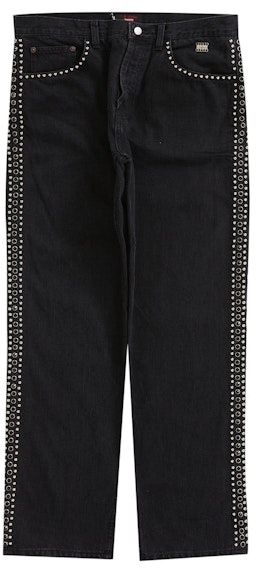 supreme-x-b-b-simon-studded-regular-jean-black
