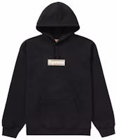 Supreme x Burberry Box Logo Hooded Sweatshirt 'Black' Supreme x Burberry Box Logo Hooded Sweatshirt 'Black'