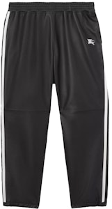 Supreme x Burberry 对比条纹羊皮慢跑裤 '黑色' Buy Supreme x Burberry 对比条纹羊皮慢跑裤 '黑色'