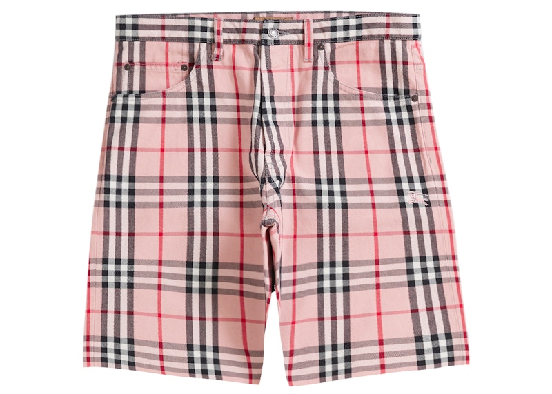 Supreme x Burberry Denim Short 'Pink'