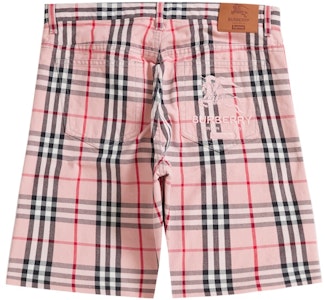 Supreme x Burberry Celana Pendek Denim 'Pink' Order Supreme x Burberry Celana Pendek Denim 'Pink'
