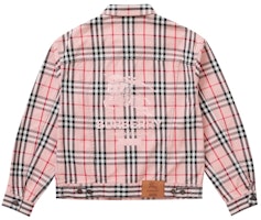Jaket Denim Trucker Supreme x Burberry 'Pink'. Order Jaket Denim Trucker Supreme x Burberry 'Pink'.