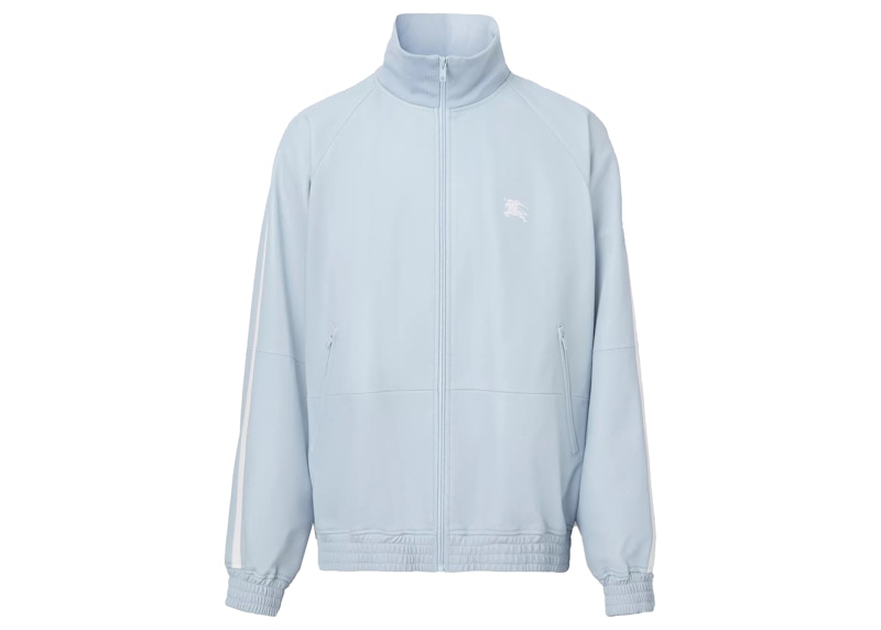 Buy Chaqueta Cuello Alto Piel Cordero Supreme x Burberry Logo Bordado 'Azul Pastel'