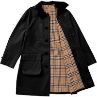 Supreme x Burberry 皮革領風衣 '黑色' Order Supreme x Burberry 皮革領風衣 '黑色'