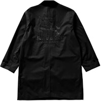 Supreme x Burberry 皮革領風衣 '黑色' Lookbook Supreme x Burberry 皮革領風衣 '黑色'