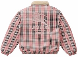 Supreme x Burberry 粉色羊毛領羽絨外套 Lookbook Supreme x Burberry 粉色羊毛領羽絨外套