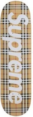 Supreme x Burberry Tabla de Skate Beige. Buy Supreme x Burberry Tabla de Skate Beige.