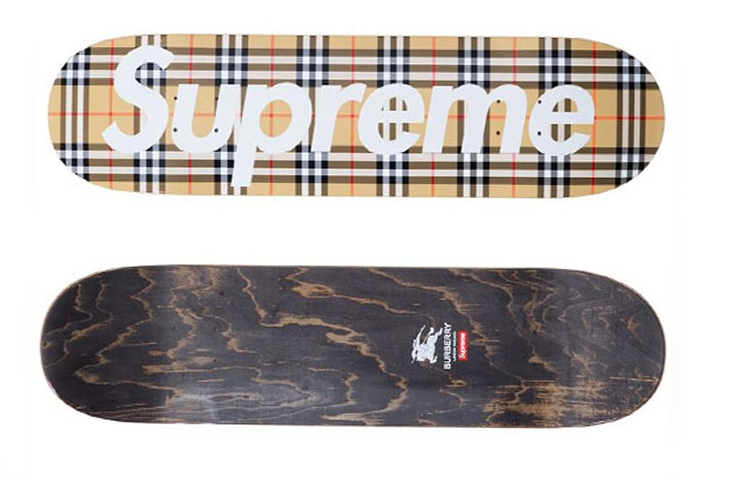 Lookbook Supreme x Burberry SS22 第三週經典格紋楓木滑板 SUP-SS22-BURBERRY