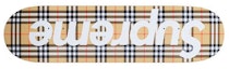 Shop Supreme x Burberry SS22 第三週經典格紋楓木滑板 SUP-SS22-BURBERRY