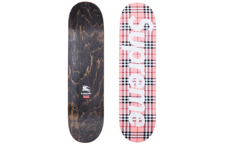 Purchase Supreme x Burberry SS22 第三週經典格紋楓木滑板 SUP-SS22-BURBERRY