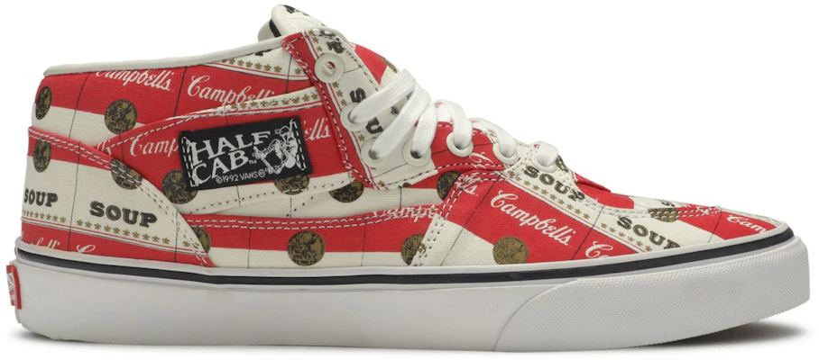 Supreme x Campbell''s Soup x Vans Half Cab Pro ''Wit'' VN0HAV66VL Buy Supreme x Campbell''s Soup x Vans Half Cab Pro ''Wit'' VN0HAV66VL