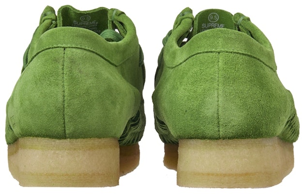 Supreme x Clarks Originals Woven Wallabee Green Shop Supreme x Clarks Originals Woven Wallabee Green