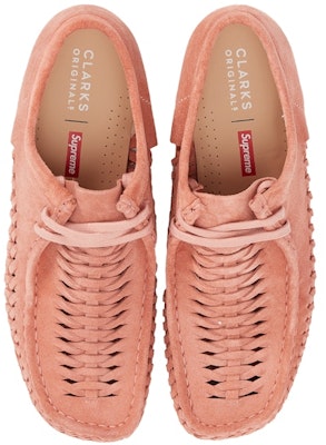 Supreme x Clarks Originals Woven Wallabee Pink Lookbook Supreme x Clarks Originals Woven Wallabee Pink