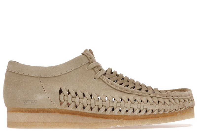Supreme x Clarks Originals Woven Wallabee Tan