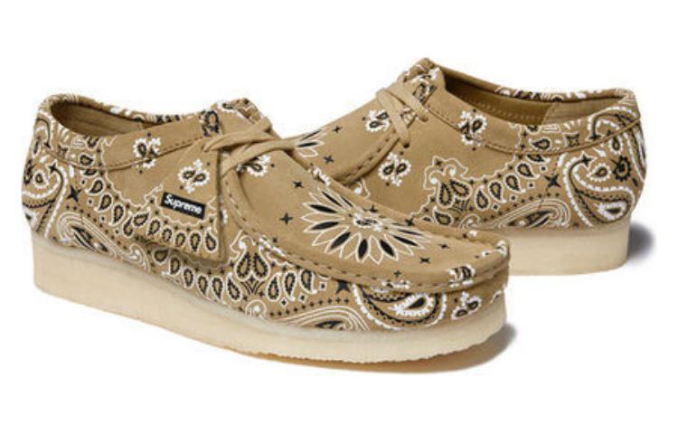 Order Supreme x Clarks Wallabee &#x27;Bandana Khaki&#x27;充 261-42398