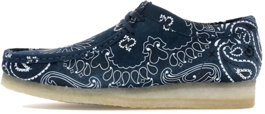 Supreme x Clarks Wallabee 'Blue Bandana' 261-42430 Buy Supreme x Clarks Wallabee 'Blue Bandana' 261-42430