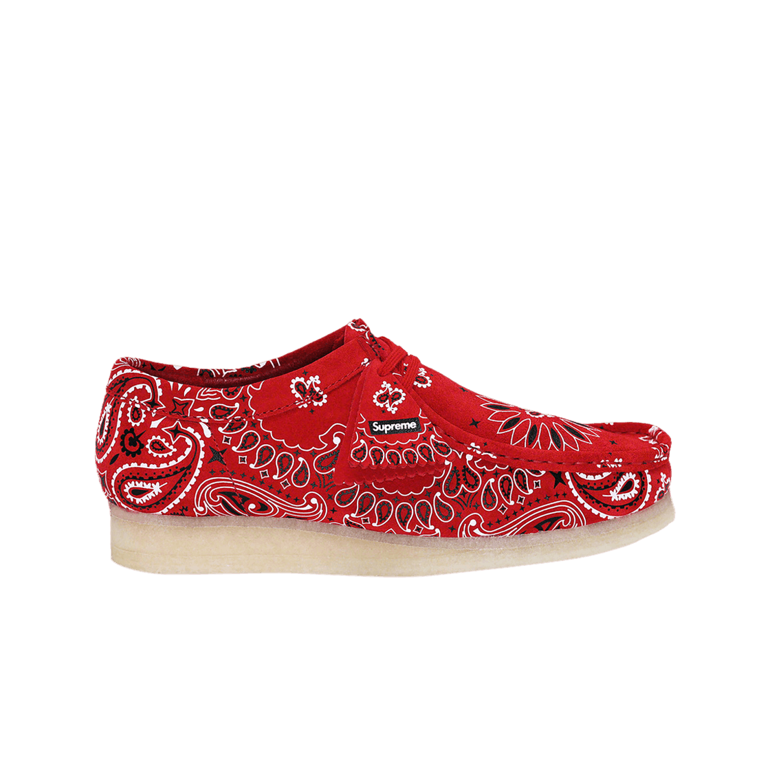 Supreme x Clarks Wallabee 'Red Bandana' 261-42399