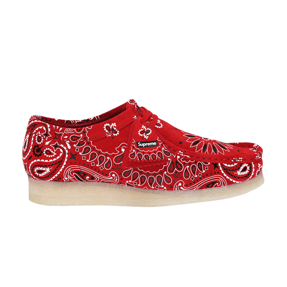 Supreme x Clarks Wallabee 'Red Bandana' 261-42399