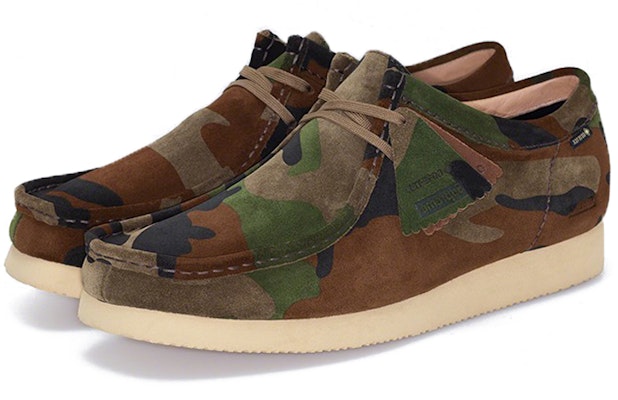 Supreme x Clarks ワラビーGTX 迷彩グリーン 261-48942 Lookbook Supreme x Clarks ワラビーGTX 迷彩グリーン 261-48942