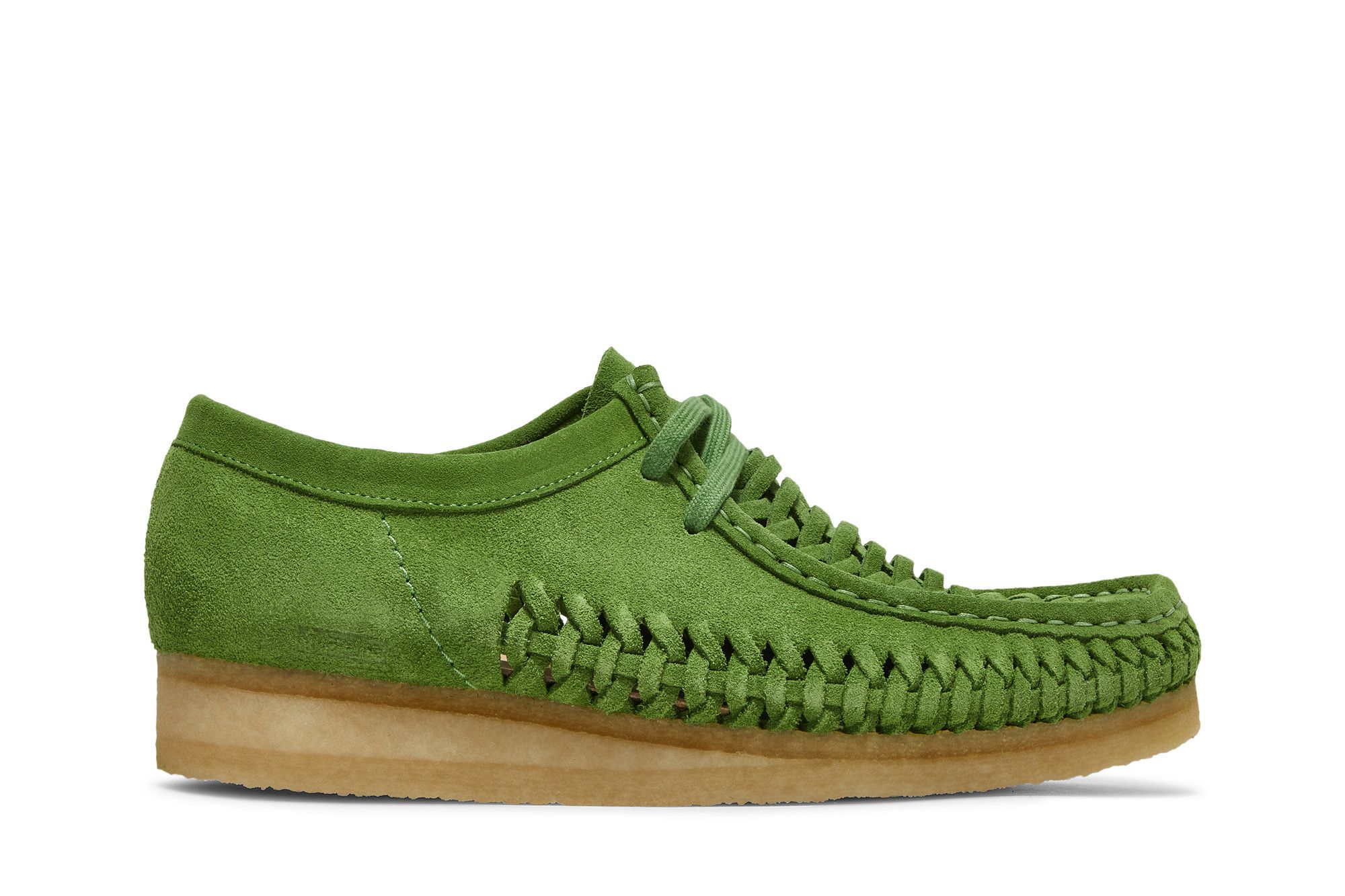 Supreme x Clarks Woven Wallabee 'Green' 261-60848