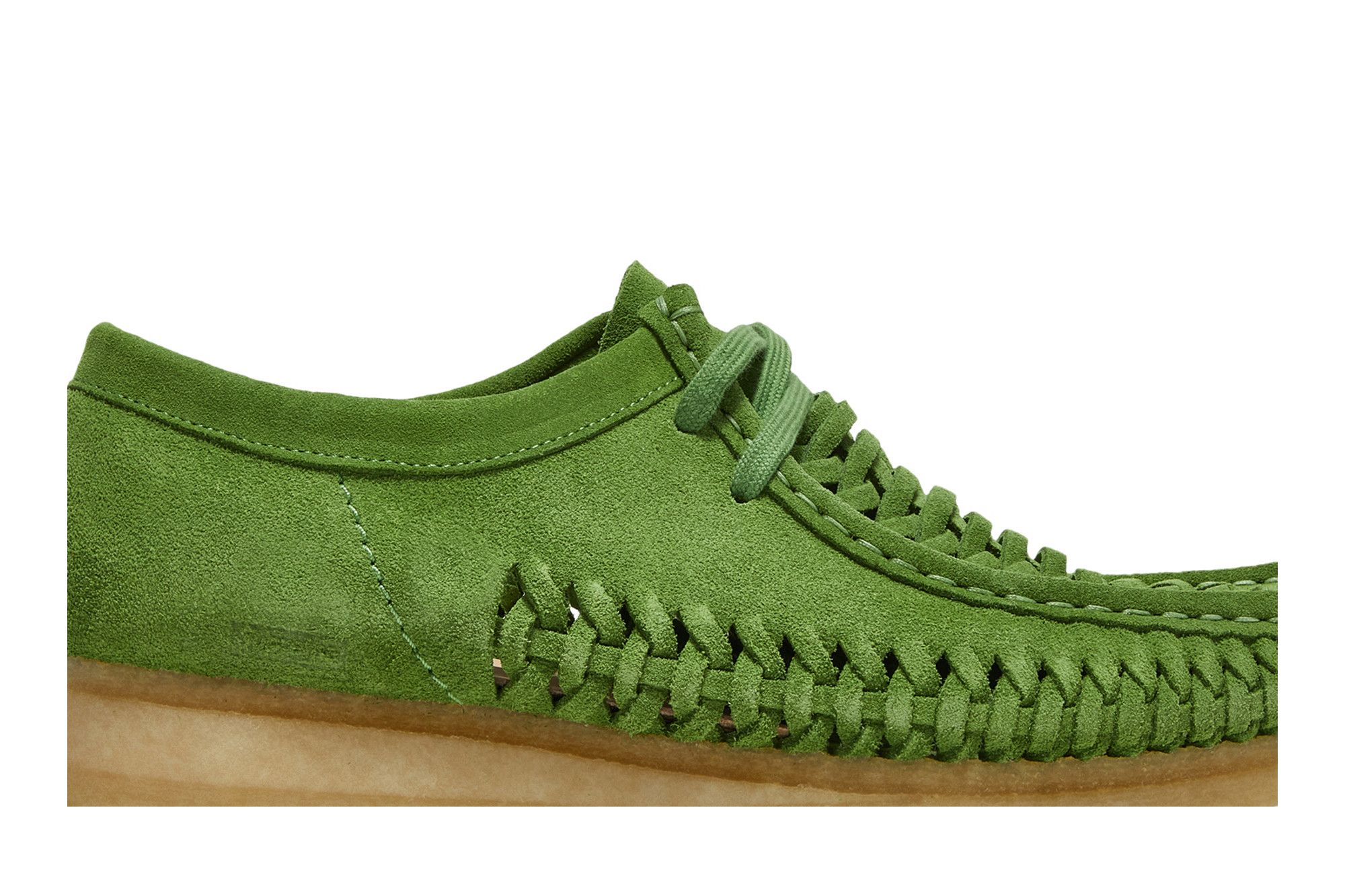 Order Supreme x Clarks Woven Wallabee ''Grün'' 261-60848