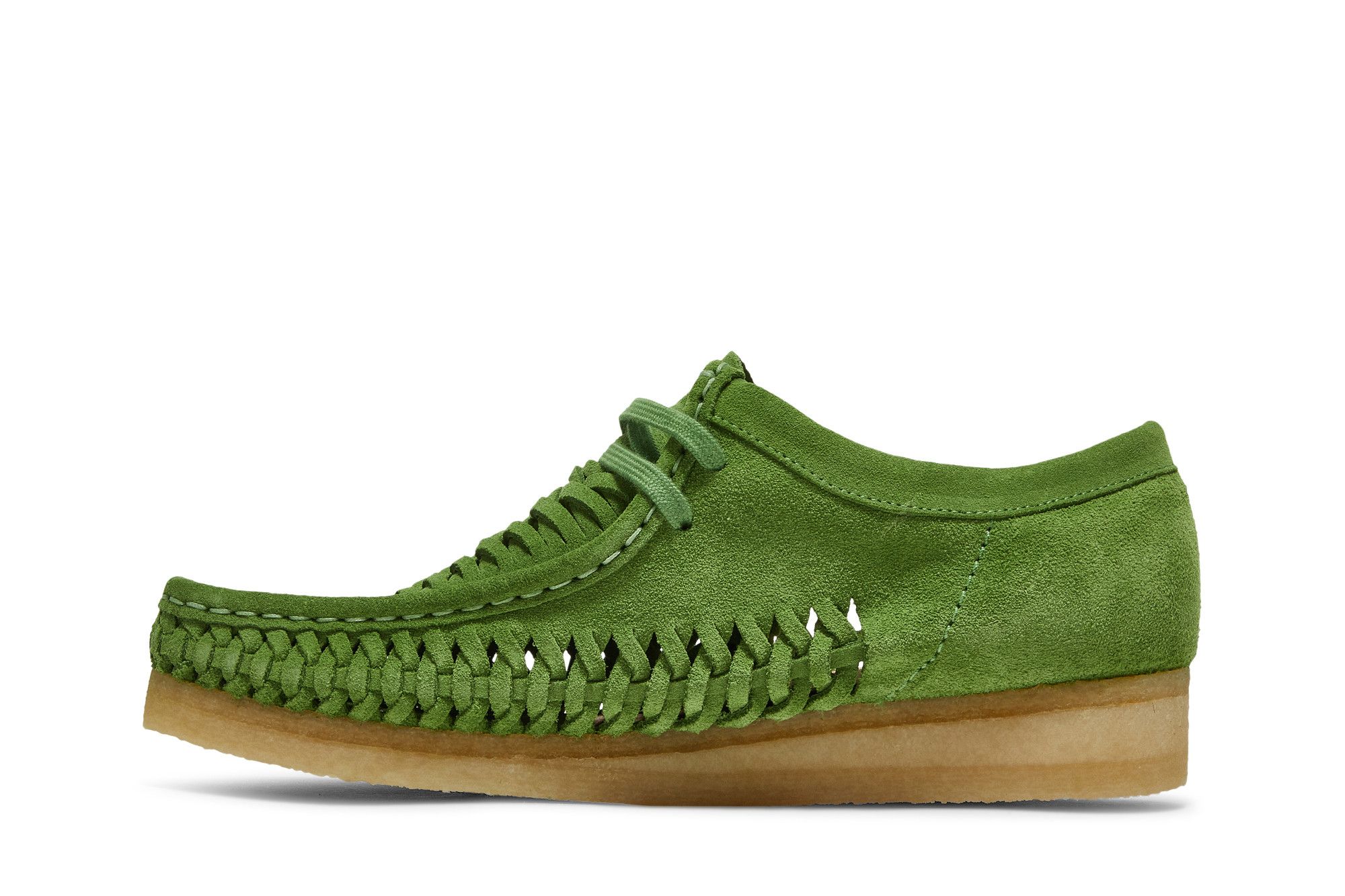 Lookbook Supreme x Clarks Woven Wallabee ''Grün'' 261-60848