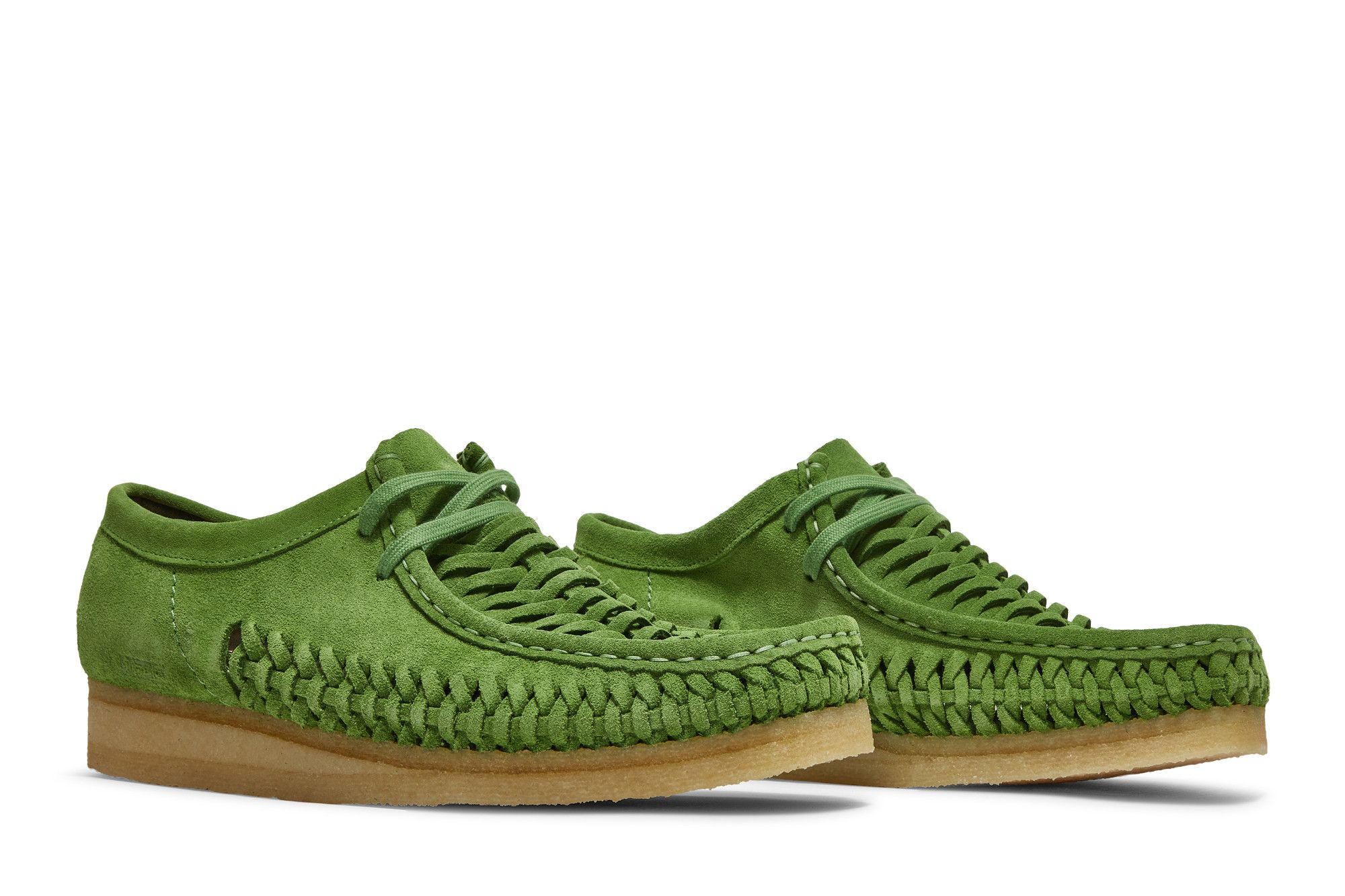 Cheap Supreme x Clarks Woven Wallabee ''Grün'' 261-60848