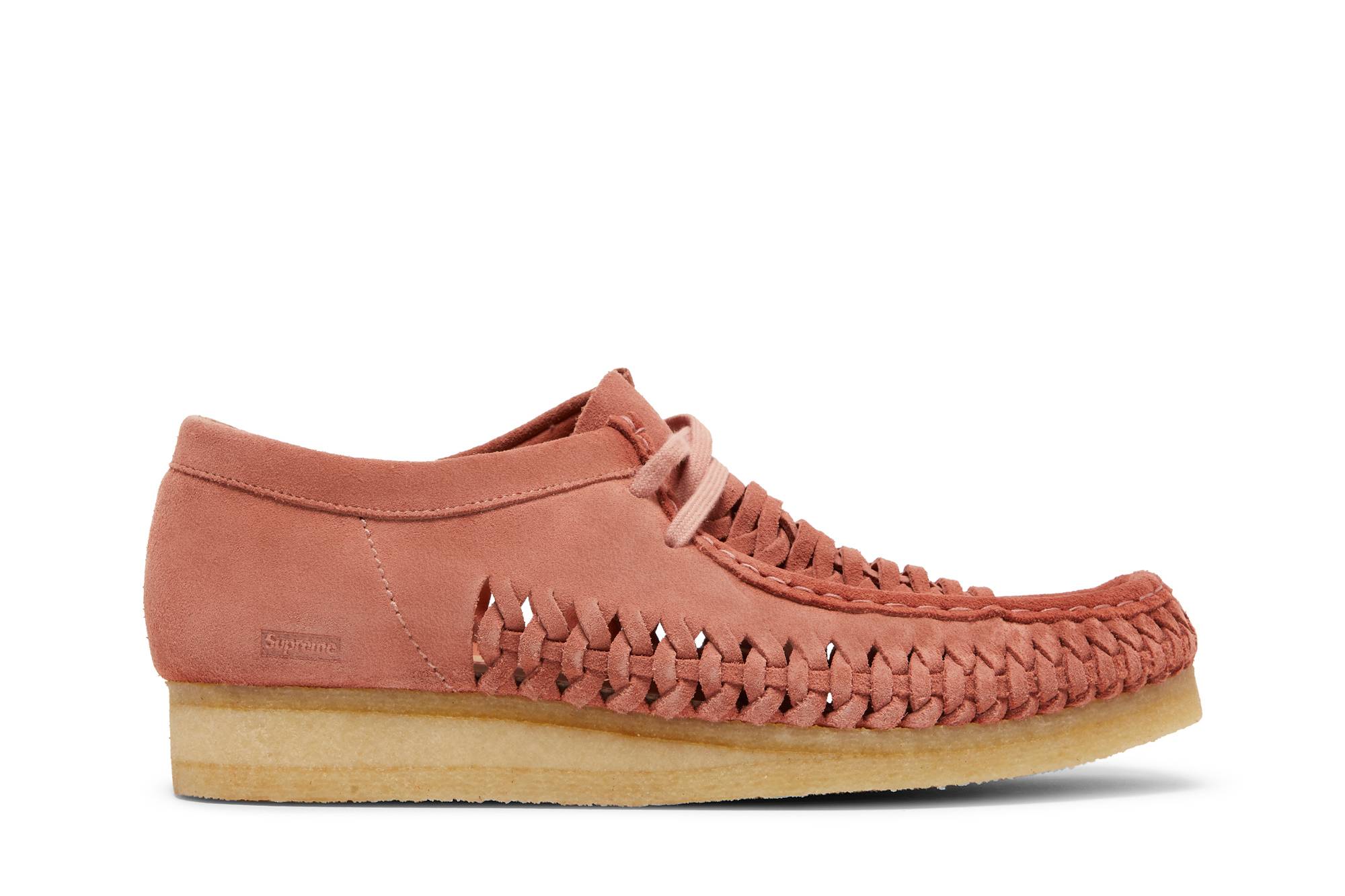 Supreme x Clarks Woven Wallabee 'Pink' 261-60847