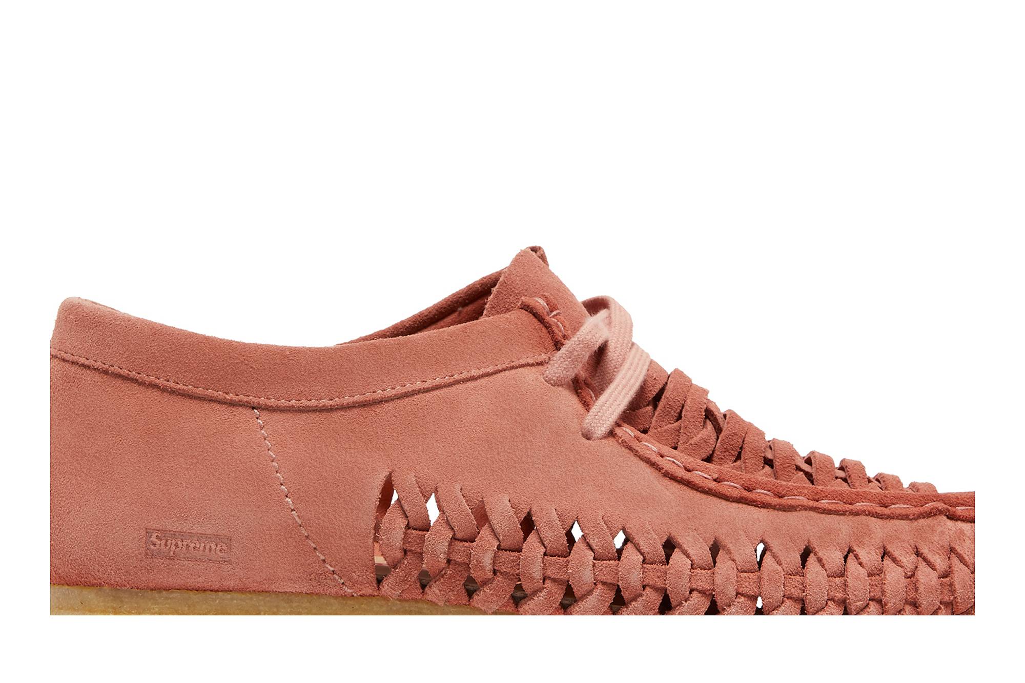 Order Supreme x Clarks 編織 Wallabee '粉紅色' 261-60847