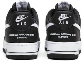 Supreme x Comme des Garçons SHIRT x Nike Air Force 1 Low '黑色' AR7623-001 Details for Supreme x Comme des Garçons SHIRT x Nike Air Force 1 Low '黑色' AR7623-001