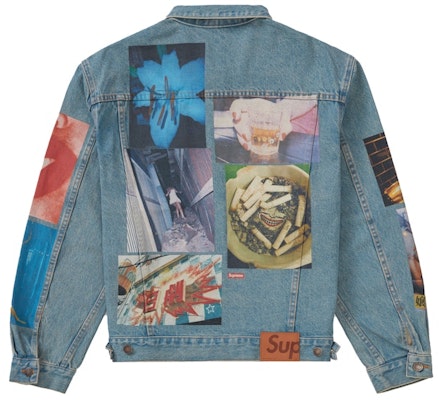 Supreme x Daido Moriyama Jaket Denim Trucker 'Biru' Order Supreme x Daido Moriyama Jaket Denim Trucker 'Biru'