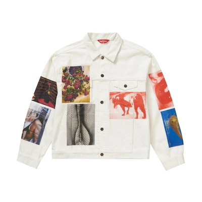 Supreme Daido Moriyama Denim Trucker Jacket 'White'