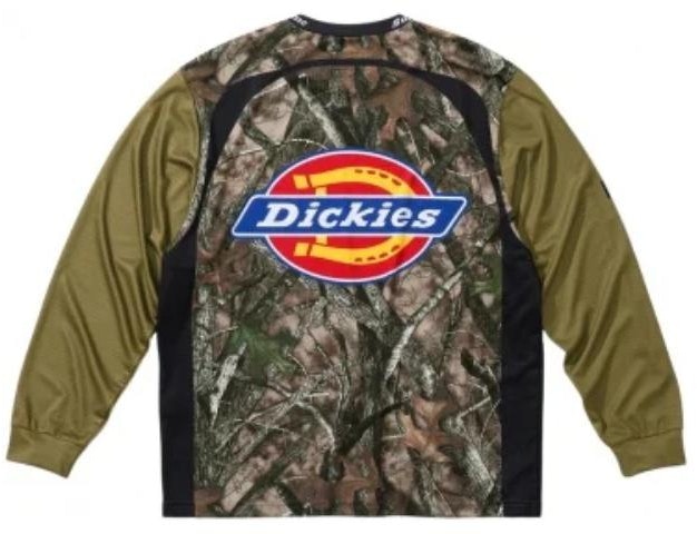 supreme-x-dickies-fw-23-collab-week-9-green-raglan-sleeve-tree-print-football-jersey-sup-fw-23-162
